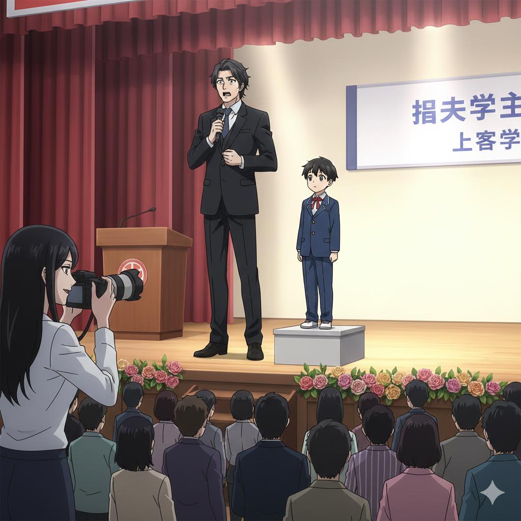 MƯỜI NĂM SAU LY HÔN, CHỒNG CŨ TRAO GIẢI CHO CON TRAI