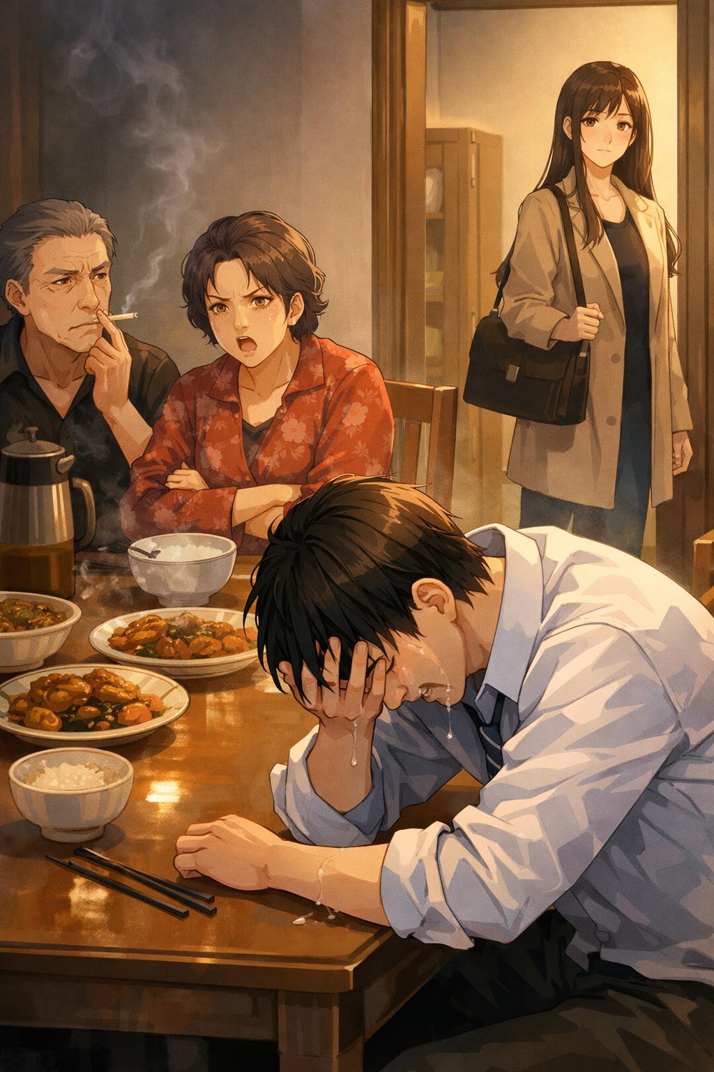 BA NĂM KHÔNG ĂN CƠM NHÀ CHỒNG