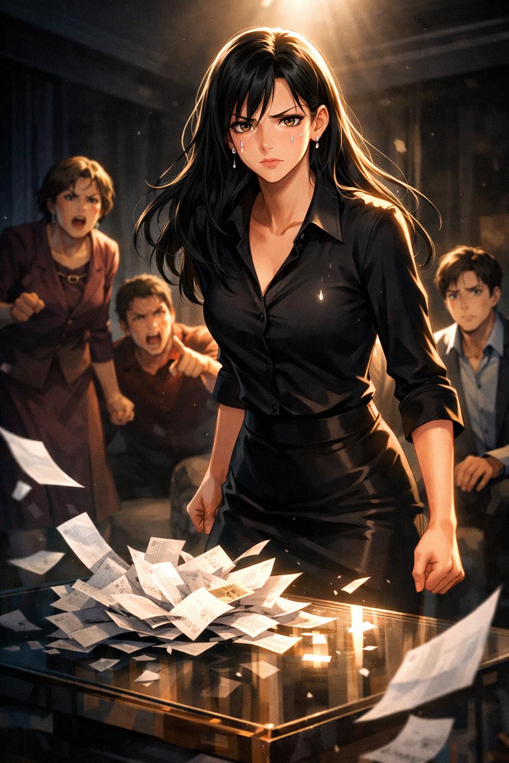 MẸ TÔI LAU NƯỚC MẮT